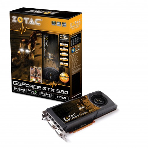 Zotac announces new GTX 580